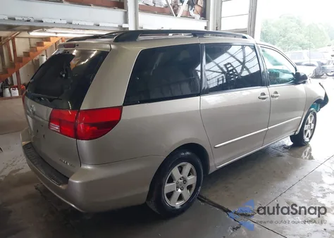 2004 Toyota Sienna Le из США, поврежденный, VIN 5TDZA23CX4S085504